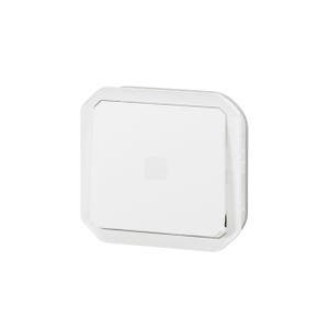 interrupteur temporisé - lumineux - sans neutre - blanc - composable - legrand plexo 069604l