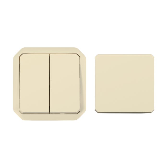 transformeur - beige - composable - legrand plexo 069809l