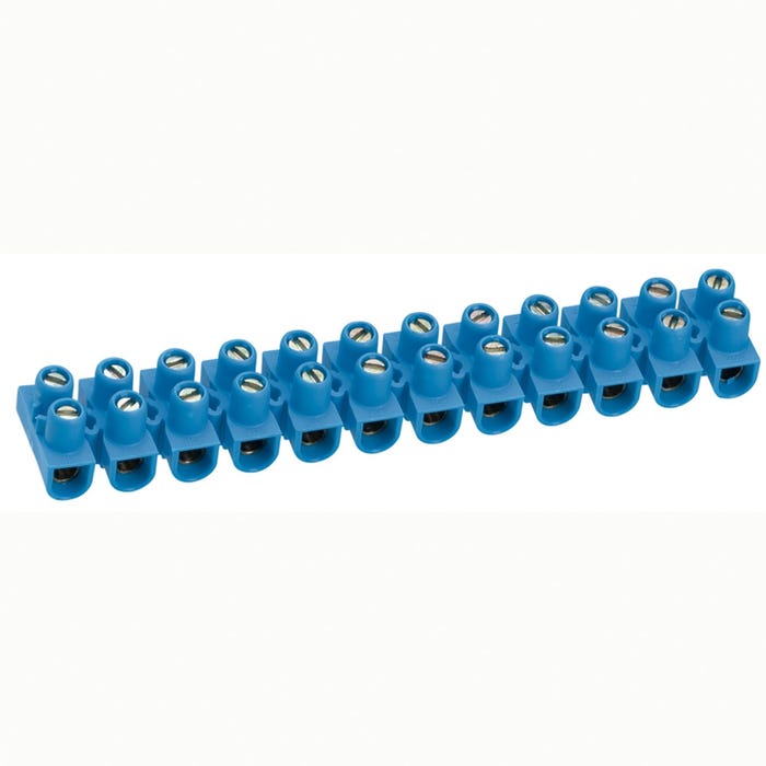 barrette de connexion - 16 mm2 - legrand nylbloc - bleu