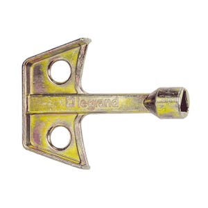 clé - pour empreinte métal triangle mâle 8mm - legrand 036540
