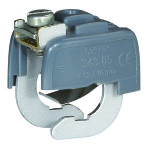 Connecteur de Liaison equipotentielle Diam. Mini 28 mm domino Diam. Maxi 32 mm Legrand