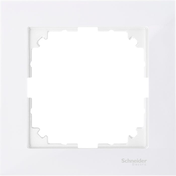 cadre simple - m-pure - blanc - schneider electric mtn4010-3619