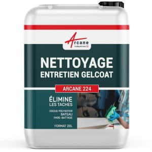 NETTOYAGE ENTRETIEN GELCOAT- Nettoyant coques polyester - 20 L - - ARCANE INDUSTRIES