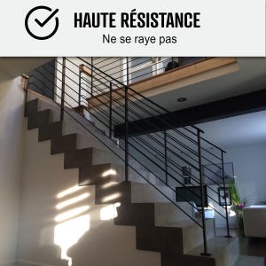 Béton Ciré Escalier - Complet Primaire Et Vernis De Finition - En Neuf Ou Rénovation Papaye Rose Orange - 10 M² (en 2 Couches)