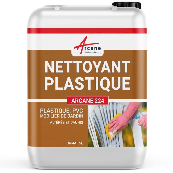 NETTOYANT RÉNOVATEUR PLASTIQUE - 5 L - - ARCANE INDUSTRIES