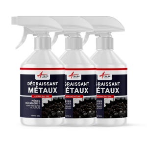 Nettoyant Dégraissant Tous Metaux - 1.5 L (3 X 0.5 L) - Arcane Industries