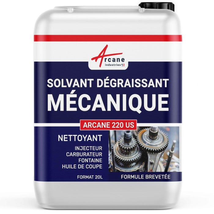 DÉGRAISSANT PIÈCES MÉCANIQUES : Pou injecteur carburateur Fontaine graisse huile de coupe - 20 LARCANE INDUSTRIES