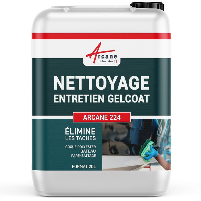 NETTOYAGE ENTRETIEN GELCOAT- Nettoyant coques polyester - 200 L - - ARCANE INDUSTRIES
