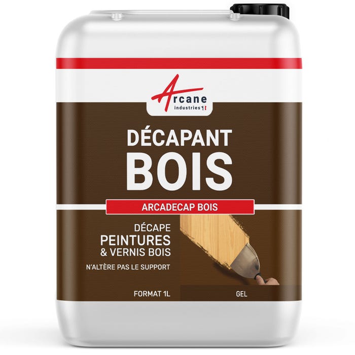 Décapant pour Bois - Produit décapant peinture, vernis - ARCADECAP BOIS - 1 L - - ARCANE INDUSTRIES