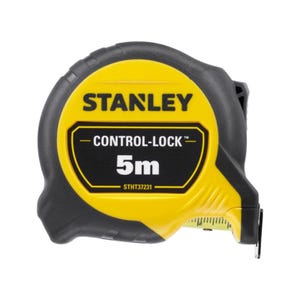 Mètre ruban STANLEY STHT37231-0 5m X 25mm double marquage magnétique control-lock