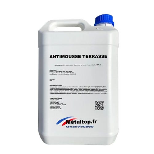 Antimousse Terrasse - Metaltop - Incolore - RAL Incolore - Pot 30L