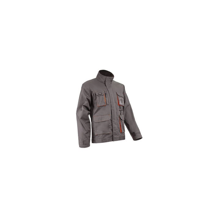 PADDOCK II Veste, gris/orange, 60%CO/40%PES, 245g/m² - COVERGUARD - Taille XL