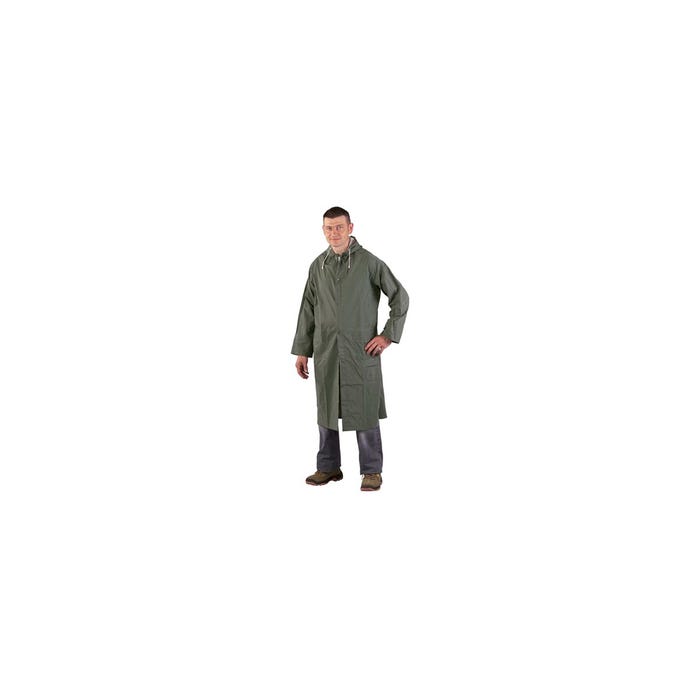 Manteau de pluie CO/PES, vert, 415g/m² - COVERGUARD - Taille M