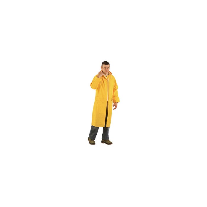 Manteau de pluie CO/PES, jaune, 415g/m² - COVERGUARD - Taille M