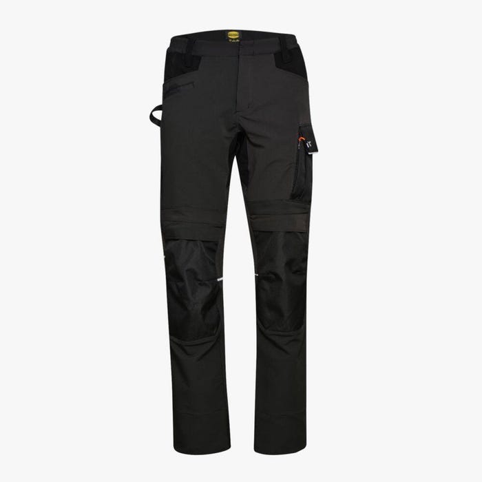Pantalon de travail multipoches Stretch carbon performance DIADORA Noir L