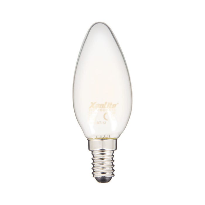 Xanlite - Ampoule LED Filament B35, culot E14, 6,5W cons. (60W eq.), 4000K Blanc Neutre - RFV806FOCW