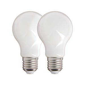 Xanlite - Lot de 2 ampoules Filament LED A60 Opaque, culot E27, 806 Lumens, equivalence 60 W, 4000 Kelvins, Blanc Neutre - PACK2RFE806GOCW