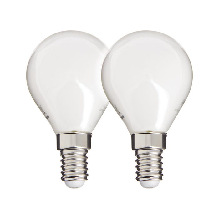 Xanlite - Lot de 2 ampoules Filament LED, culot E14, 806 Lumens, conso. 6,5W (eq. 60W) , 4000K, Blanc neutre - PACK2RFV806POCW