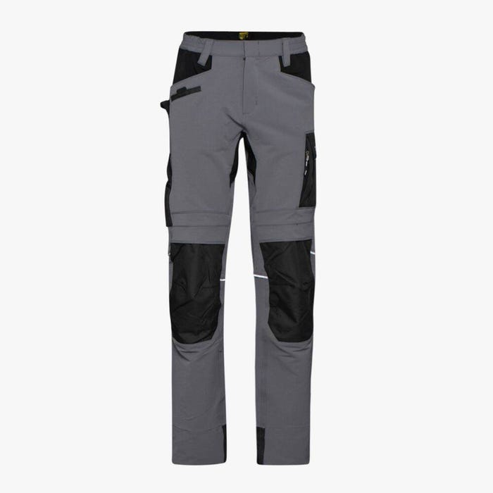 Pantalon de travail multipoches Stretch carbon performance DIADORA Gris XL