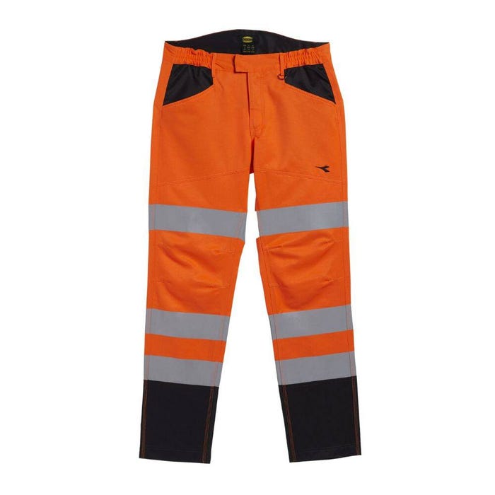 Pantalon de travail haute visibilité Diadora EN 20471:2013 2 Orange Fluo XL
