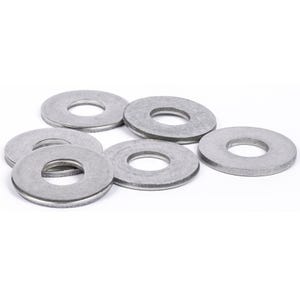 Rondelles plates Large (L) inox A4 - 100 pcs - 3 mm