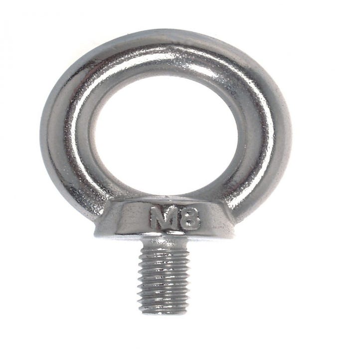 Vis à anneau inox - 1 pc - 10 mm - A4