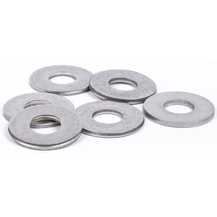 Rondelles plates Large (L) inox A4 - 100 pcs - 12 mm