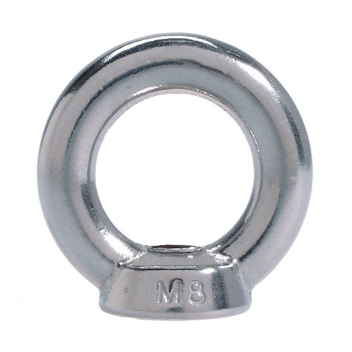 Ecrous à anneau inox - 1 pc - 10 mm - A4