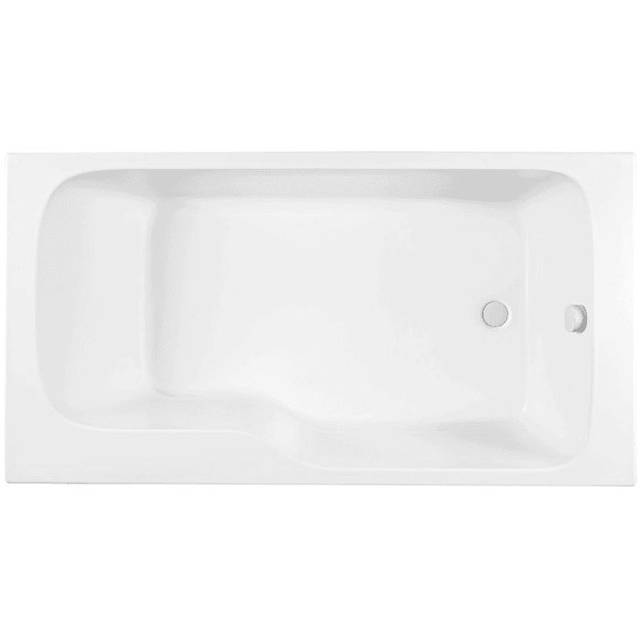 Baignoire bain douche JACOB DELAFON Malice | 160 x 85 cm version Droite, Blanc mat