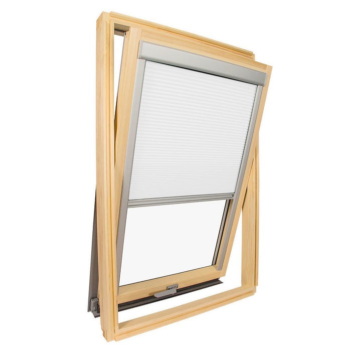 Store isolant compatible fenêtre de toit Velux ® 4 ou 606 ou S06 Blanc