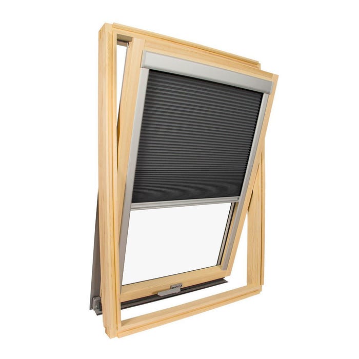 Store Isolant compatible fenêtre de toit Velux ® 304 ou 1 ou M04 Gris