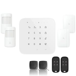 Alarme maison wifi et gsm 4g sans fil connectée casa- kit 2