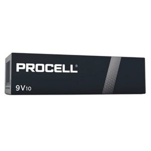 10 Piles alcalines Procell 6LR61 (9V) DURACELL