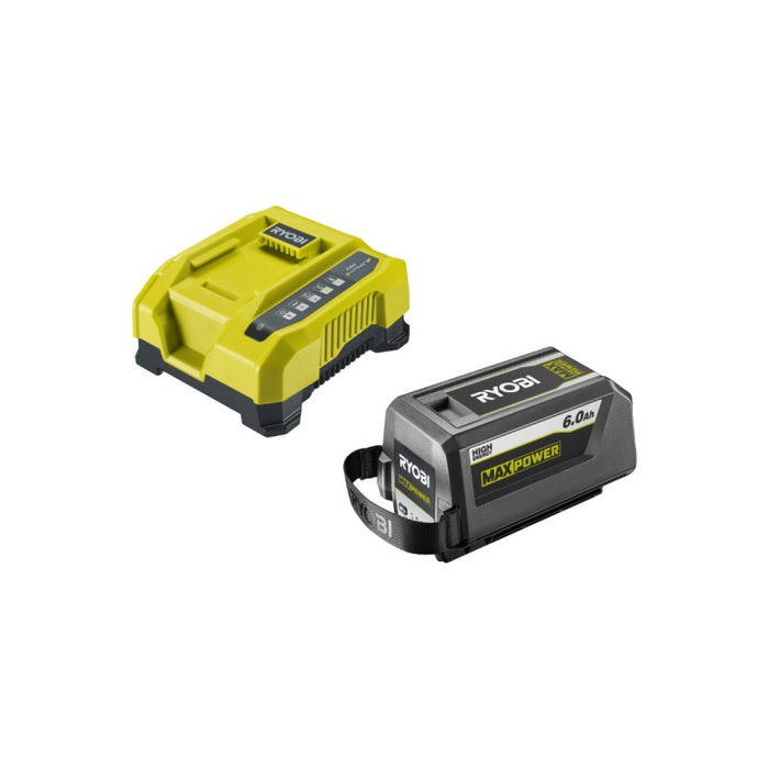 Batterie RYOBI - RY36BK60B-160 - 36V Max Power - 6.0Ah - 1 Chargeur rapide