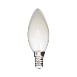 Xanlite - Ampoule Filament LED Flamme Opaque dimmable culot E14, 470 Lumens, Blanc neutre - RFV470FOCWD