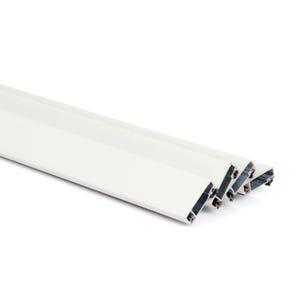 Profils Moustiquaire Cadre recoupable - Longueur 100 cm - Alu Blanc