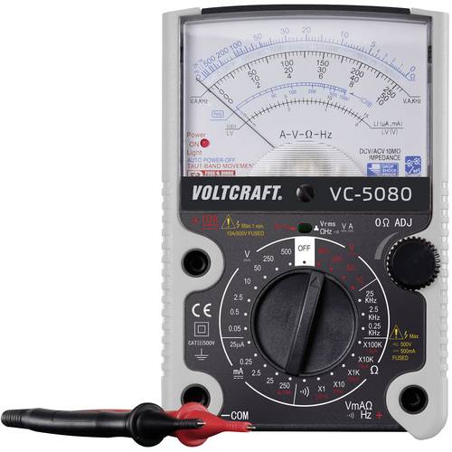 Multimètre VOLTCRAFT VC-5080 analogique CAT III 500 V