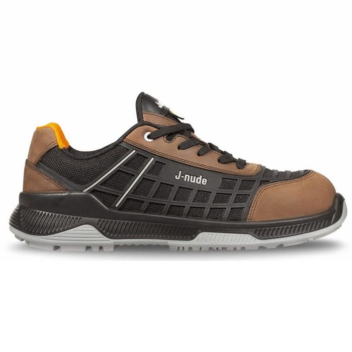 Jallatte - Chaussures de sécurité basses marron et noire JALDOJO SAS ESD S3 SRC - Marron / Noir - 47