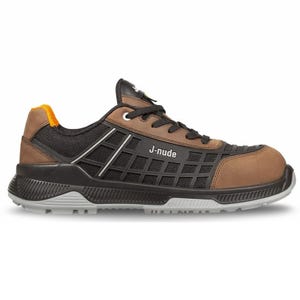 Jallatte - Chaussures de sécurité basses marron et noire JALDOJO SAS ESD S3 SRC - Marron / Noir - 41