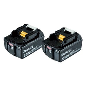 Pack de 2 batteries Makstar Li-Ion 18 V - 4.0 Ah BL1840B - MAKITA