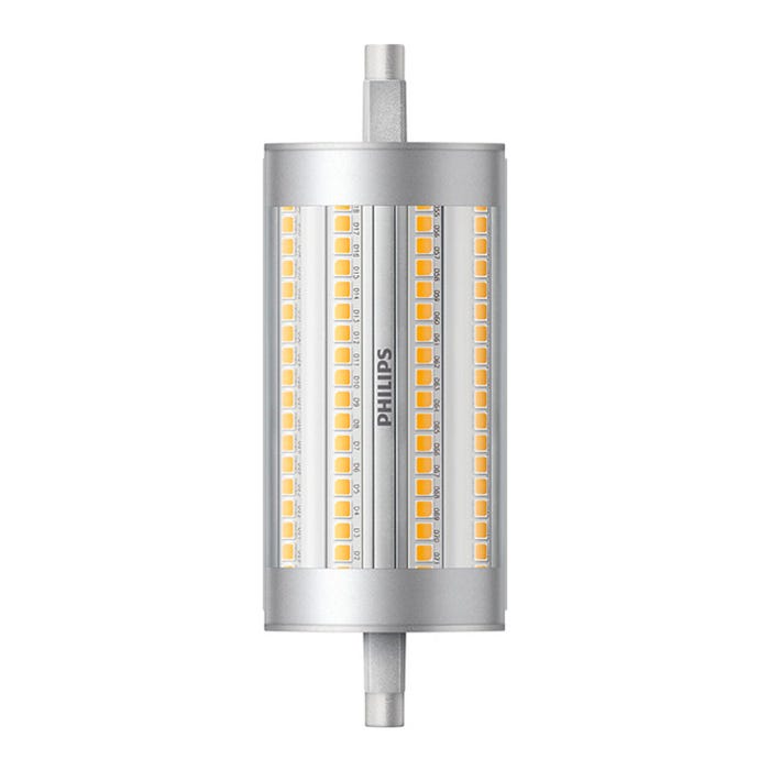 ampoule à led - philips corepro led - culot r7s - 17.5w - 4000k - 118 mm - philips 646752