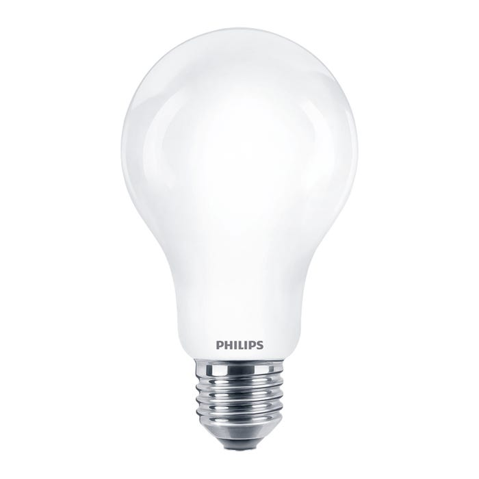 ampoule à led - philips corepro ledbulb - filament - culot e27 - 17.5w - 2700k - dépolie - philips 346611