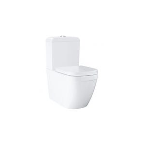 Grohe Ceramic Pack WC à poser Triple Vortex + Réservoir de chasse + Abattant déclipsable, Blanc alpin (39462Classic1)