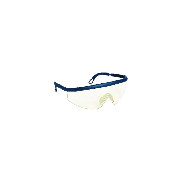 Lot de 10 lunettes FIXLUX monture nylon bleu, oculaire incolore AR - COVERGUARD