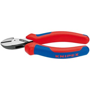 Knipex 73 02 160 - Alicate de corte diagonal Knipex X-Cut® 160 mm. con mangos bicomponentes