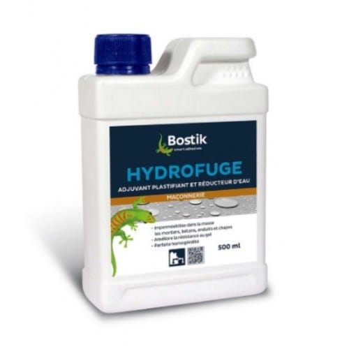 Hydrofuge pour mortier béton enduit 500 ml BOSTIK