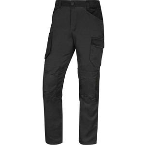 Pantalon de travail multipoches MACH 2 V3 noir/gris TS - DELTA PLUS - M2PA3GGPT