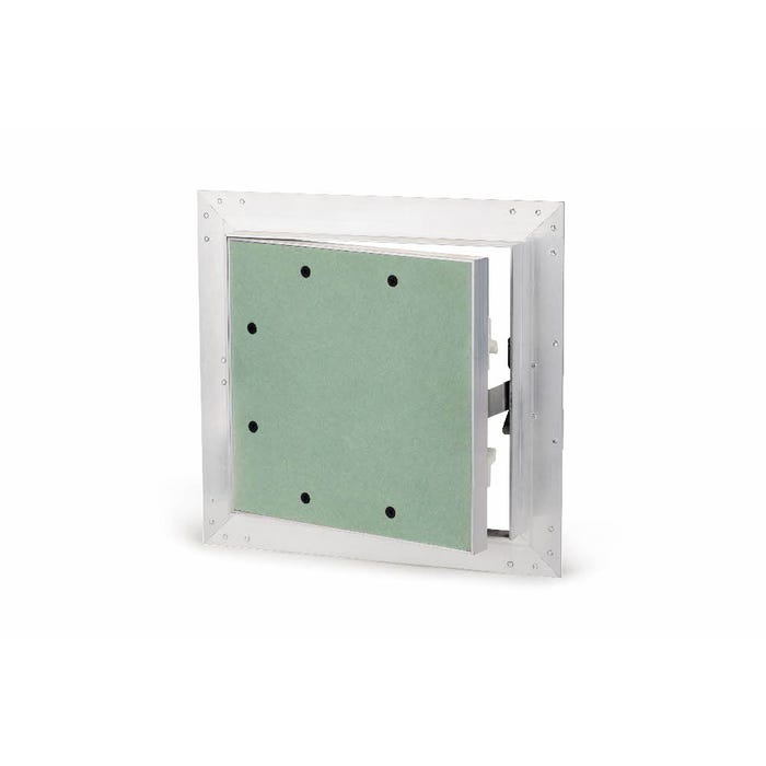 Trappe de visite en aluminium et plaque de plâtre - Hydrofuge BA13 300 x 300
