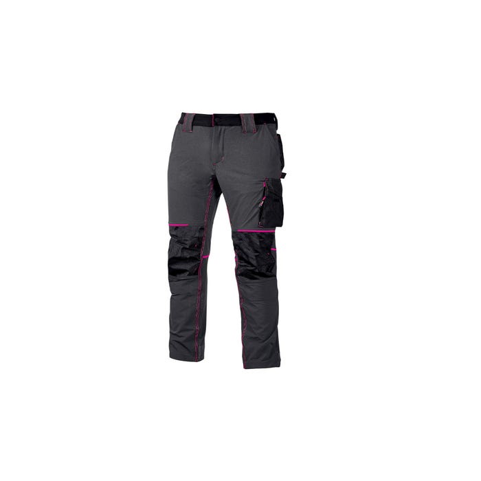 Pantalon de travail femme ATOM LADY Black Carbon | PE257BC - Upower