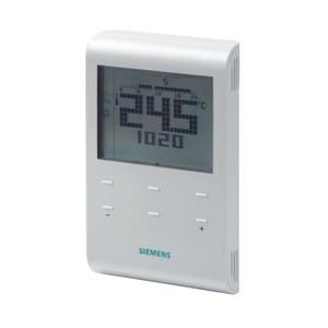 SIEMENS- Thermostat d'ambiance sans fil avec programme horaire RDE100.1RF